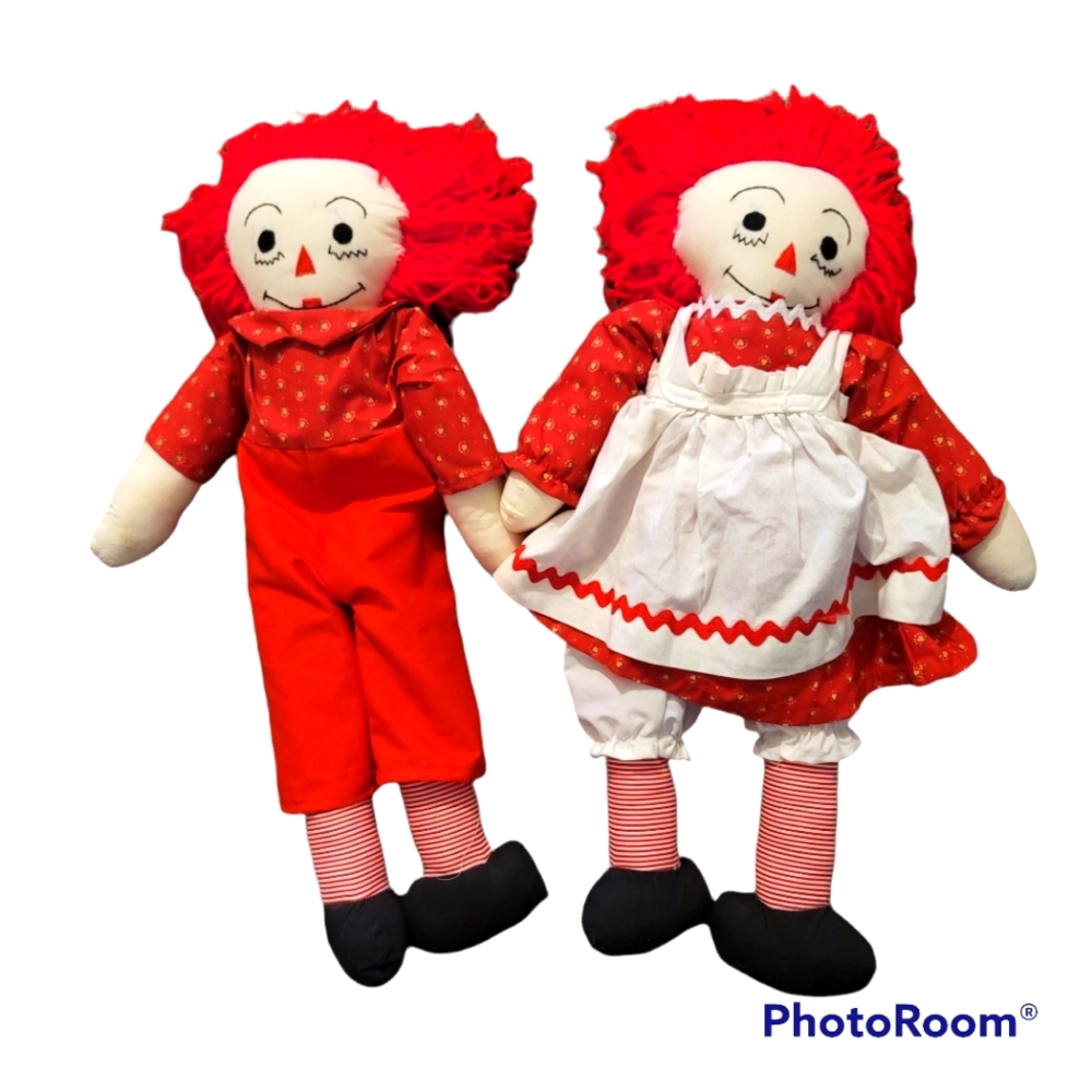 Vintage Raggedy Ann & Andy Dolls | Grandma’s Attic Find | Haunted Oddities